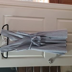 Maison Jules, small, blue/white pinstripes